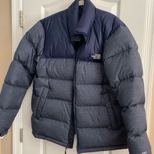 Mens North Face Jacket Feather Down - Large - EUC